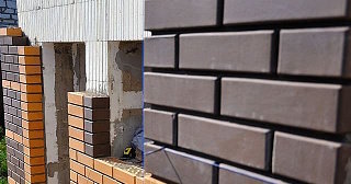 Фасады домов из кирпича в Евпатории: качественная кладка от 1149 рублей