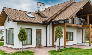 Проект дома с мансардой в Евпатории | цена от 313290 рублей от Строй-Евп