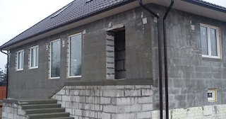 Фасад из газобетона для дома в Евпатории - Строй-Евп, качественная отделка от 2089 руб.